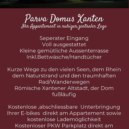 Parva Domus Apartmán Xanten